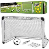 Sport One One Sport1 foldbart fodboldmål med fodbold og pumpe