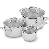 Scanpan 3 dele grydesæt(1,8 l / 3,4 l / 4,8 l) - STS
