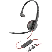 Poly 3210 Usb-c +usb-c/a Voip-hovedtelefoner