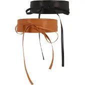 STUDIO SELECT Bælte cognac / sort