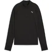 Puma W Run Velocity Cloudspun 1/4 Zip Black, størrelse 3XL