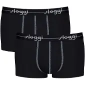 Sloggi Boksershorts sort / hvid