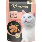 Miamor Økonomipakke: 30 x 85 g Pâté & Filet - med laks