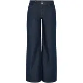 Pieces Selma Wide Leg Lavtaljede Jeans