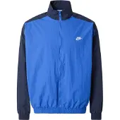 Nike Track Jakke Club Woven Oversized - Blå/Navy/Hvid, størrelse Large