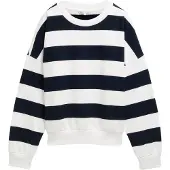 Tom Tailor DENIM Sweatshirt navy / hvid