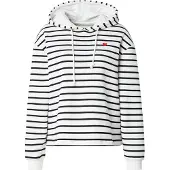 Pieces Chilli Stripes Hættetrøje