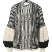 Noella Cardigan creme / natblå