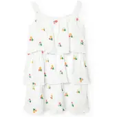 Boboli Bambula Floral ærmeløs Kjole