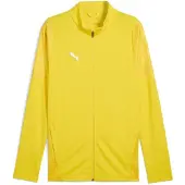 Puma Træningsjakke teamCUP - Gul/Silver, størrelse Large
