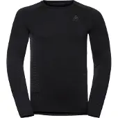 Odlo Performance Warm BL Top crew neck langærmet - grafitgrå, størrelse L