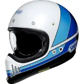 Shoei Ex-Zero Equation TC-11 integralhjelm Hvid/Blå S