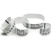 Zebra Technologies Zebra Z-Band Direct Adult Size - Polypropylen (PP) - klæbemiddel - 25.4 x 279.4 mm 1050 stk. (6 rulle(r) x 175 armbånd - for Zebra HC100, HC100 Patient I.D. Solution