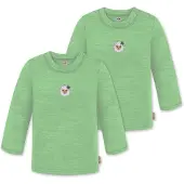Normani Shirts 'Taupo' beige / grøn / æble / hvid