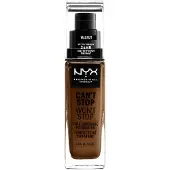 Nyx Can't Stop Won't Stop Full Coverage Foundation Walnut 30 ml