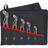 Knipex Cobra - Tunge og rilletangssæt - 5 stykker - i foldepose