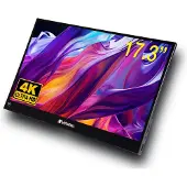 Verbatim PMT-17-4K - LCD-skærm - 17.3 - bærbar - touchscreen - 3840 x 2160 4K - IPS - 400 cd/m² - 1200:1 - 6 ms - HDMI, 2xUSB-C