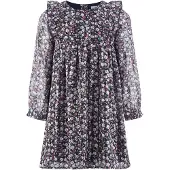 Happy girls Kjole navy / magenta / hvid