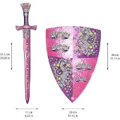 Liontouch Crystal Princess Set (Sword & Shield) in box
