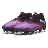 Puma FUTURE 8 ULTIMATE MxSG Football Boots Unisex, Shoes, Black/White/Glowing Red, 40.5