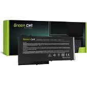 Green Cell - Batteri til bærbar computer (svarende til: Dell RYXXH) - Litium-polymer - 4-cellet - 3400 mAh - sort - for Dell Latitude 3150, 3160, E5250, E5270