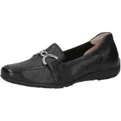 Caprice Moccasin, black, made of Leather without heel, Size 41