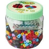 Hama Maxi Perler - 400 Perler stk. - Firkant & Hjerte - - OneSize - Perler