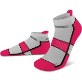 Normani Sportssokker pink / sort / hvid