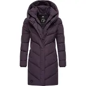 Ragwear Vinterfrakke 'Natalka' mørkelilla