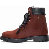 Nae Vegan Shoes Snørestøvler 'Gadea' rustbrun / sort