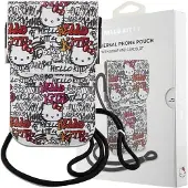 Hello Kitty „“ rankinė HKOWBHDGPTE rusvai geltona odinė etiketė su grafiti virvele