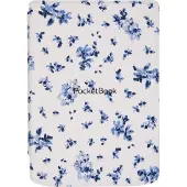 Pocketbook - Flipomslag to eBook læser - PU imitationlæder, bomuld, plastik - Flowers - for Verse, Verse PRO