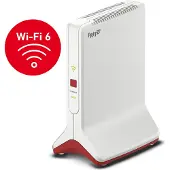 FRITZ! Repeater 6000 - WiFi-rækkeviddeforlænger - 1GbE, 2.5GbE - Wi-Fi 6 - 2,4 GHz (1 bånd)/5 GHz (2 bånd)