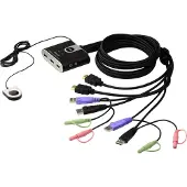 Aten CS692 - KVM / audio-switch - 2 x KVM / audio - 1 lokalbruger - desktop