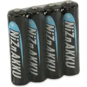 Ansmann - Batteri 4 x AAA - nikkelzink - 550 mAh