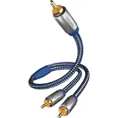 Inakustik Premium Y Subwoofer Cinch Til 2x Cinch Kabel 2 M