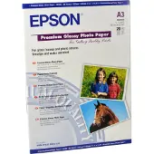 Epson Premium - Skinnende - A3 (297 x 420 mm) - 255 g/m² - 20 ark fotopapir - for Expression Photo XP-970 SureColor SC-P700, P900, T2100, T3100, T3405, T5100, T5400, T5405