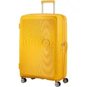 American Tourister Soundbox, Spinner, Gul, Golden Yellow, Polypropylen (PP), 4 hjul, Roterende hjul