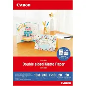 Canon Mp-101 D 7x10 Cm 20 Sheets Double Sided Matte Fotopapir 240 G
