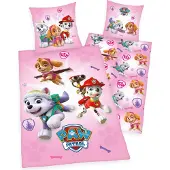 MCU Paw Patrol Pink Sengetøj - 100 procent bomuld