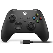 Microsoft Xbox Wireless Controller + USB-C Cable - Gamepad - trådløs - Bluetooth - for PC, Xbox One, Android, iOS, Xbox Series S,