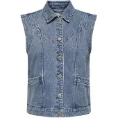 ONLY Vest 'ONLKennedy' blue denim