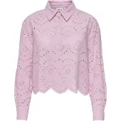 ONLY Bluse 'ONLValais' lyserød