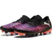 Puma FUTURE 8 MATCH FG/AG Low Football Boots Unisex, Shoes, Black/White/Glowing Red, 40.5