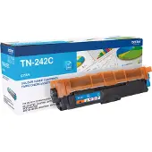 Brother Tonerkassette cyan, 1.400 sider TN242C Modsvarer: N/A