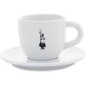Bialetti Y0TZ099, Enkelt, 240 L, Hvid, Porcelæn, Cappuccino, Rund