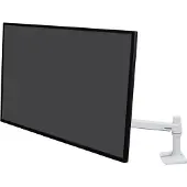 Ergotron LX - Monteringssæt (drejelig arm, klemme til montering på skrivebord, stang, forlængerbøjle) - for LCD display - aluminium, stål - hvid - skærmstørrelse: op til 34 - skrivebord