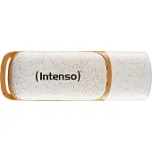 Intenso Green Line - USB flashdrive - 128 GB - USB 3.2 Gen 1 - beige, brun