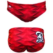 Turbo Red Waves Badetrusser