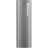 Verbatim VX500 ekstern SSD-drev 120 GB USB-C 3.1 aluminium